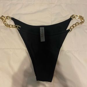 L black bikini bottom